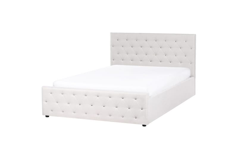 Säng med förvaring Amiens - Beige, 160x200 cm - Möbler - Säng - Säng med förvaring