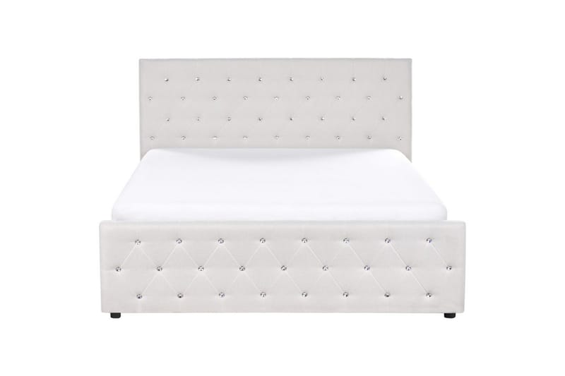 Säng med förvaring Amiens - Beige, 160x200 cm - Möbler - Säng - Säng med förvaring