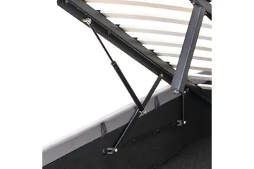 Säng med förvaring Amiens - Grå, 140x200 cm - Möbler - Säng - Säng med förvaring