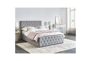 Säng med förvaring Amiens - Grå, 140x200 cm - Möbler - Säng - Säng med förvaring