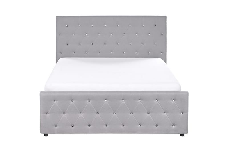 Säng med förvaring Amiens - Grå, 140x200 cm - Möbler - Säng - Säng med förvaring