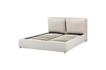 Säng med förvaring Bajonna - Beige, 160x200 cm - Möbler - Säng - Säng med förvaring