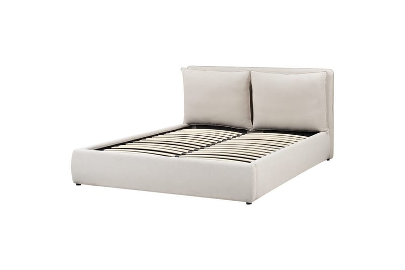 Säng med förvaring Bajonna - Beige, 160x200 cm - Möbler - Säng - Säng med förvaring