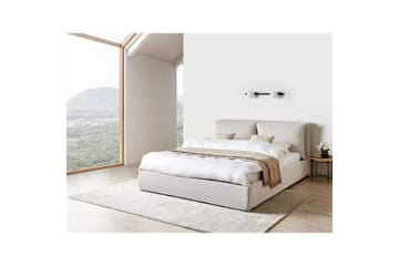 Säng med förvaring Bajonna - Beige, 180x200 cm - Möbler - Säng - Säng med förvaring
