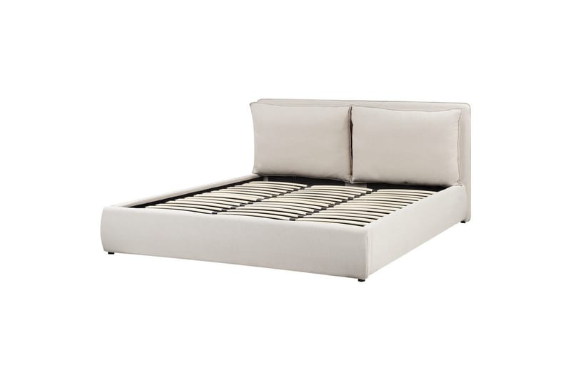 Säng med förvaring Bajonna - Beige, 180x200 cm - Möbler - Säng - Säng med förvaring
