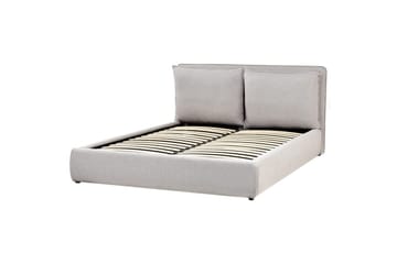 Säng med förvaring Bajonna - Grå, 160x200 cm - Möbler - Säng - Säng med förvaring