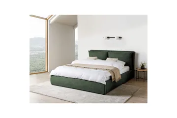 Säng med förvaring Bajonna - Grön, 180x200 cm - Möbler - Säng - Säng med förvaring