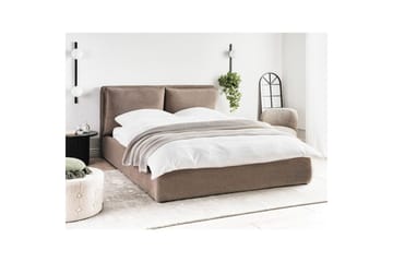 Säng med förvaring Bajonna - Taupe, 160x200 cm - Möbler - Säng - Säng med förvaring