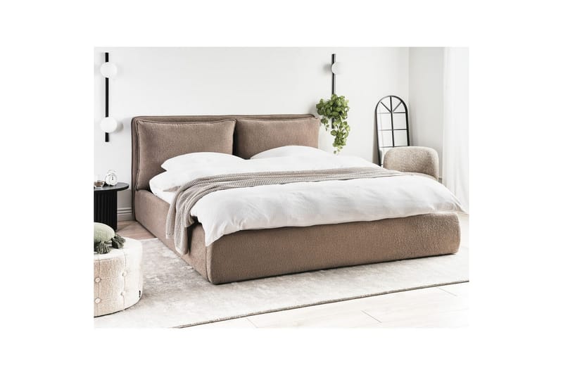 Säng med förvaring Bajonna - Taupe, 180x200 cm - Möbler - Säng - Säng med förvaring