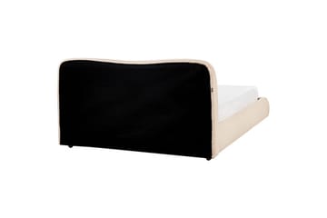 Säng med förvaring Blagnac - Beige/Bouclé, 180x200 cm - Möbler - Säng - Säng med förvaring