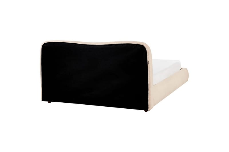 Säng med förvaring Blagnac - Beige/Bouclé, 180x200 cm - Möbler - Säng - Säng med förvaring