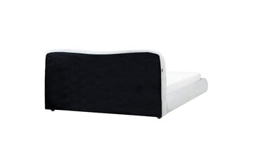 Säng med förvaring Blagnac - Grå/Polyester, 180x200 cm - Möbler - Säng - Säng med förvaring