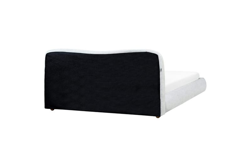 Säng med förvaring Blagnac - Grå/Polyester, 180x200 cm - Möbler - Säng - Säng med förvaring