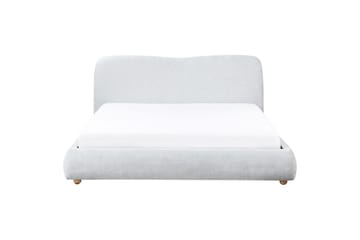 Säng med förvaring Blagnac - Grå/Polyester, 180x200 cm - Möbler - Säng - Säng med förvaring