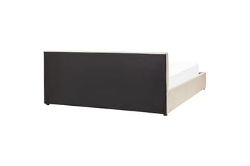 Säng med förvaring Bousse - Beige/Sammet, 180x200 cm - Möbler - Säng - Säng med förvaring