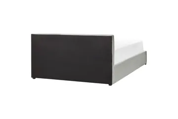 Säng med förvaring Bousse - Grå/Sammet, 160x200 cm - Möbler - Säng - Säng med förvaring