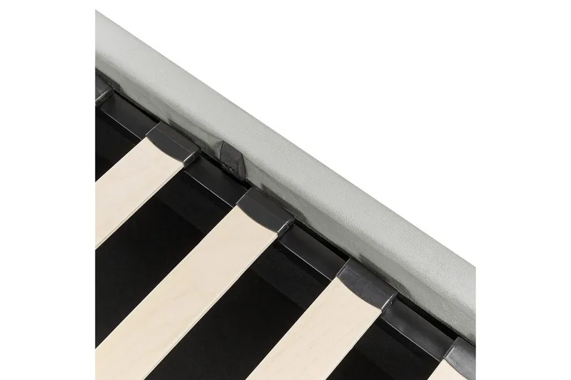 Säng med förvaring Bousse - Grå/Sammet, 160x200 cm - Möbler - Säng - Säng med förvaring
