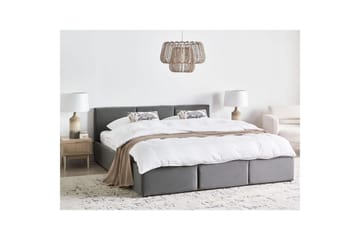 Säng med förvaring Bousse - Mörkgrå/Sammet, 180x200 cm - Möbler - Säng - Säng med förvaring