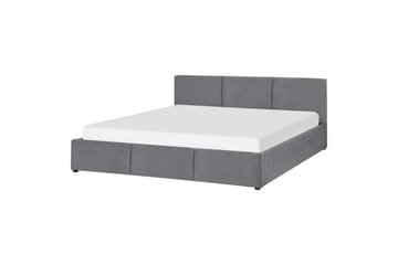 Säng med förvaring Bousse - Mörkgrå/Sammet, 180x200 cm - Möbler - Säng - Säng med förvaring