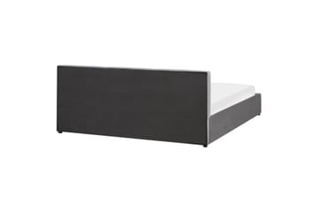 Säng med förvaring Bousse - Mörkgrå/Sammet, 180x200 cm - Möbler - Säng - Säng med förvaring