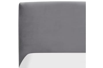 Säng med förvaring Bousse - Mörkgrå/Sammet, 180x200 cm - Möbler - Säng - Säng med förvaring