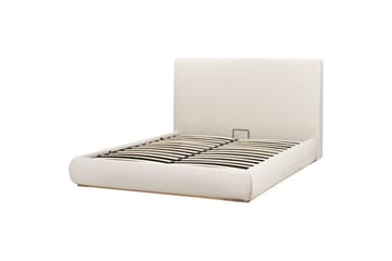 Säng med förvaring Campagne - Beige, 160x200 cm - Möbler - Säng - Säng med förvaring
