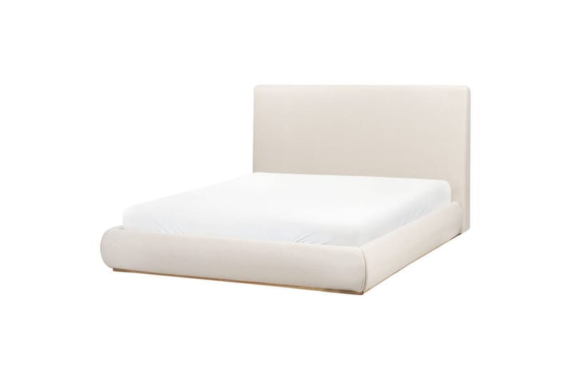 Säng med förvaring Campagne - Beige, 160x200 cm - Möbler - Säng - Säng med förvaring