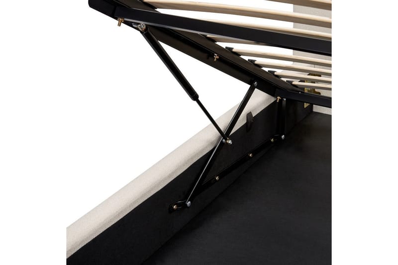 Säng med förvaring Campagne - Beige, 180x200 cm - Möbler - Säng - Säng med förvaring