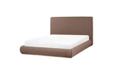 Säng med förvaring Campagne - Brun, 160x200 cm - Möbler - Säng - Säng med förvaring