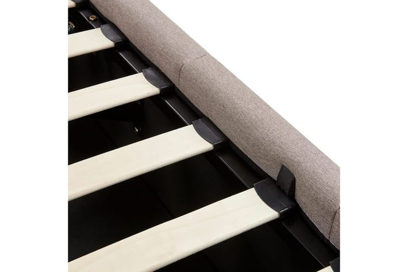 Säng med förvaring Castelnavet - Beige, svart, 180x200 cm - Möbler - Säng - Säng med förvaring