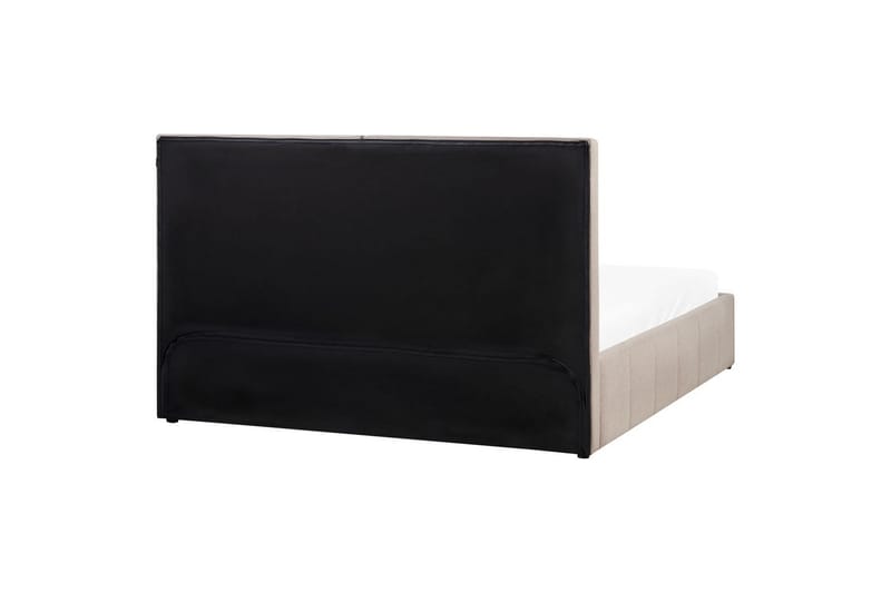 Säng med förvaring Castelnavet - Beige, svart, 180x200 cm - Möbler - Säng - Säng med förvaring
