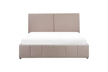 Säng med förvaring Castelnavet - Beige, svart, 180x200 cm - Möbler - Säng - Säng med förvaring