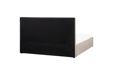 Säng med förvaring Castelnavet - Beige, svart, 180x200 cm - Möbler - Säng - Säng med förvaring