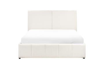 Säng med förvaring Castelnavet - Vit, Svart, 160x200 cm - Möbler - Säng - Säng med förvaring