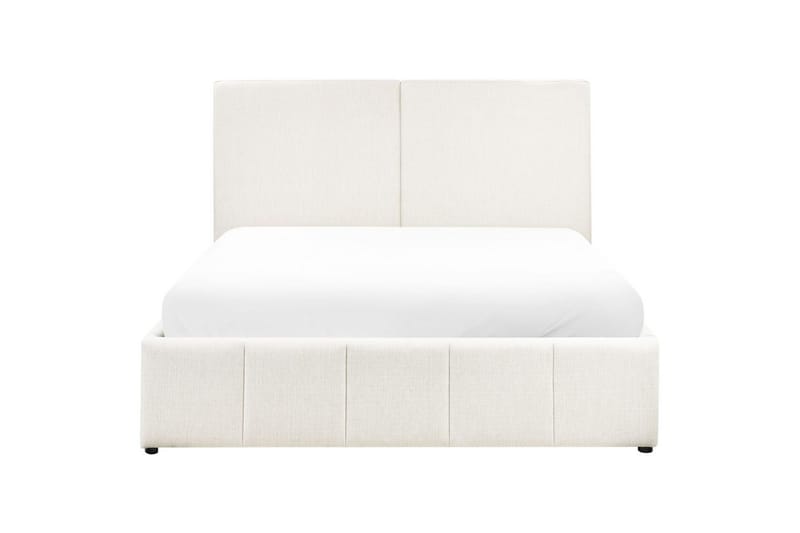 Säng med förvaring Castelnavet - Vit, Svart, 160x200 cm - Möbler - Säng - Säng med förvaring