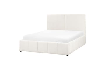 Säng med förvaring Castelnavet - Vit, Svart, 160x200 cm - Möbler - Säng - Säng med förvaring