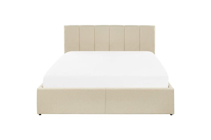 Säng med förvaring Dreux - Beige, svart, 140x200 cm - Möbler - Säng - Säng med förvaring