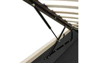 Säng med förvaring Dreux - Beige, svart, 160x200 cm - Möbler - Säng - Säng med förvaring