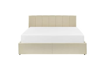 Säng med förvaring Dreux - Beige, svart, 160x200 cm - Möbler - Säng - Säng med förvaring