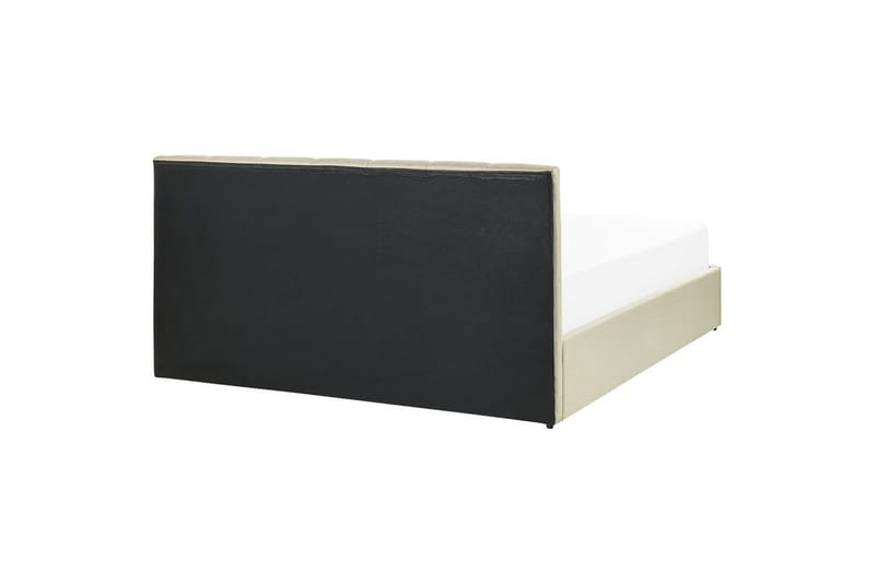 Säng med förvaring Dreux - Beige, svart, 160x200 cm - Möbler - Säng - Säng med förvaring