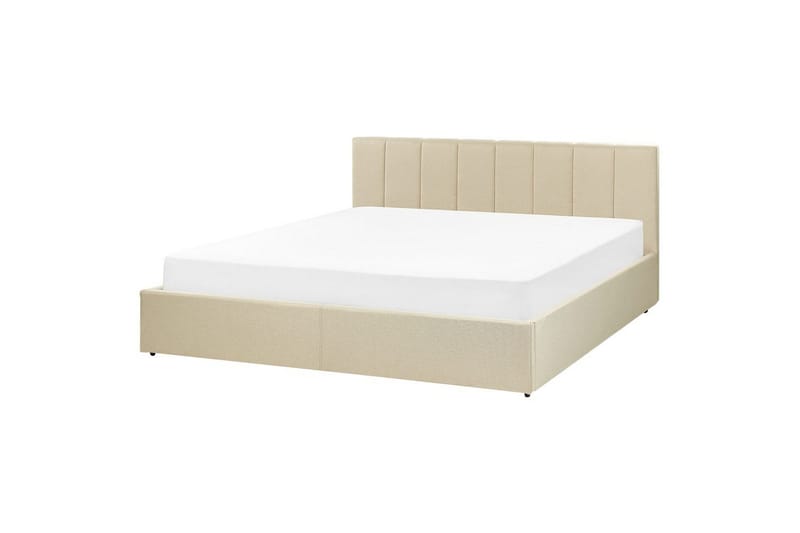 Säng med förvaring Dreux - Beige, svart, 180x200 cm - Möbler - Säng - Säng med förvaring