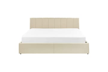 Säng med förvaring Dreux - Beige, svart, 180x200 cm - Möbler - Säng - Säng med förvaring