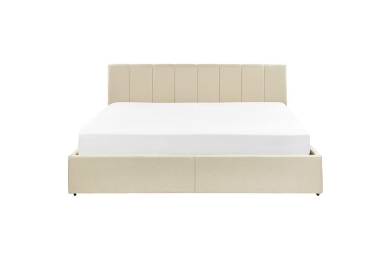 Säng med förvaring Dreux - Beige, svart, 180x200 cm - Möbler - Säng - Säng med förvaring