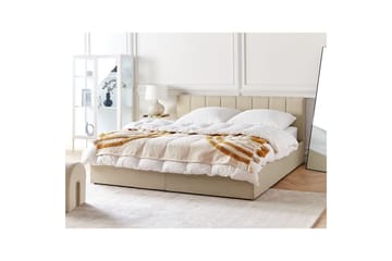 Säng med förvaring Dreux - Beige, svart, 180x200 cm - Möbler - Säng - Säng med förvaring