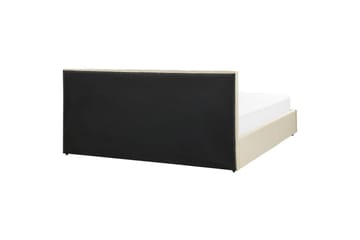 Säng med förvaring Dreux - Beige, svart, 180x200 cm - Möbler - Säng - Säng med förvaring