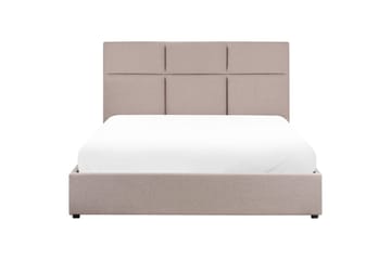 Säng med förvaring Lagord - Taupe, svart, 160x200 cm - Möbler - Säng - Säng med förvaring