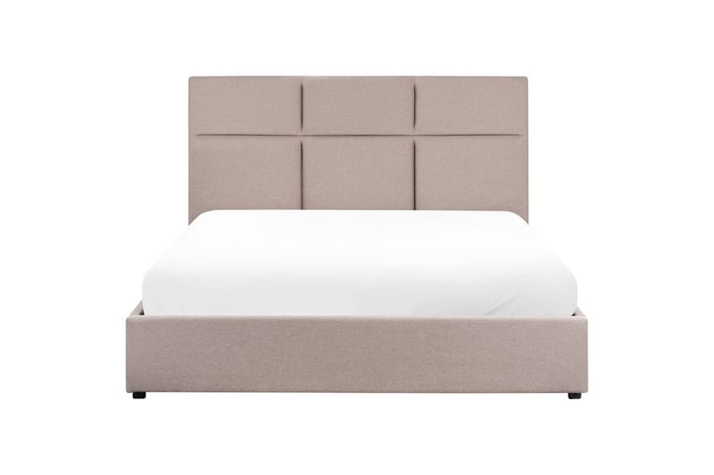 Säng med förvaring Lagord - Taupe, svart, 160x200 cm - Möbler - Säng - Säng med förvaring