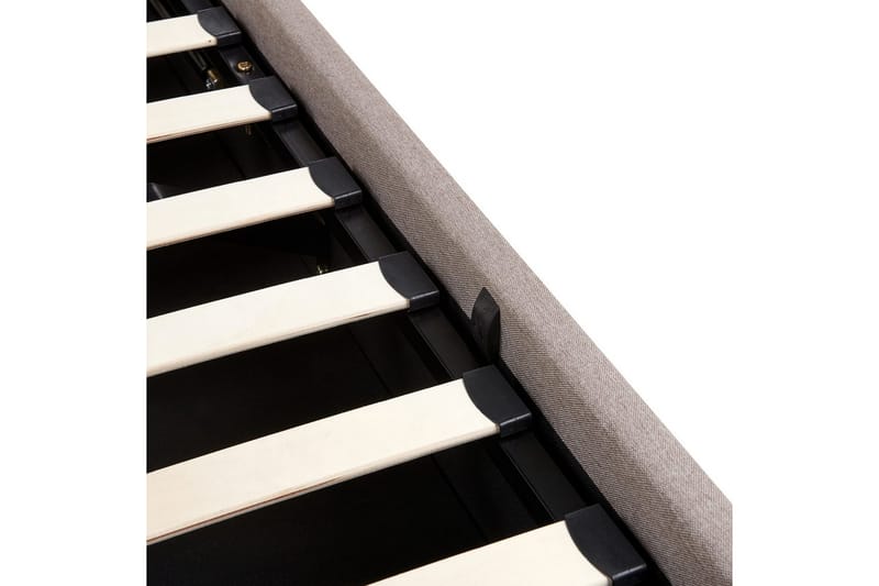 Säng med förvaring Lagord - Taupe, svart, 180x200 cm - Möbler - Säng - Säng med förvaring