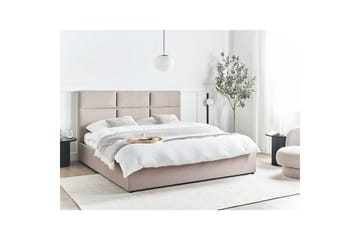 Säng med förvaring Lagord - Taupe, svart, 180x200 cm - Möbler - Säng - Säng med förvaring