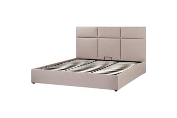 Säng med förvaring Lagord - Taupe, svart, 180x200 cm - Möbler - Säng - Säng med förvaring